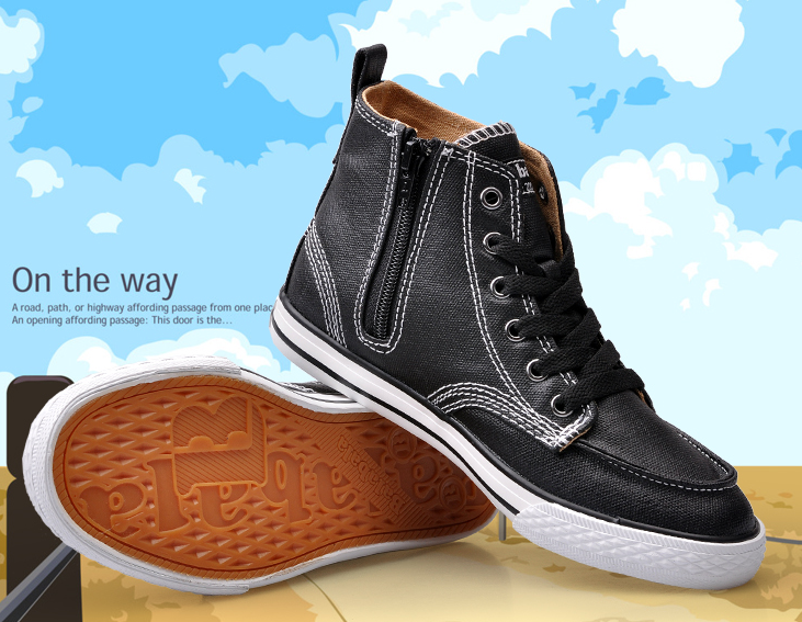 Black Canvas shoes - Click Image to Close