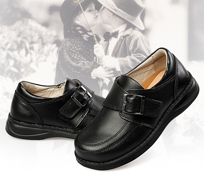 Genuine Leather Boys' Shoes C213 - Click Image to Close