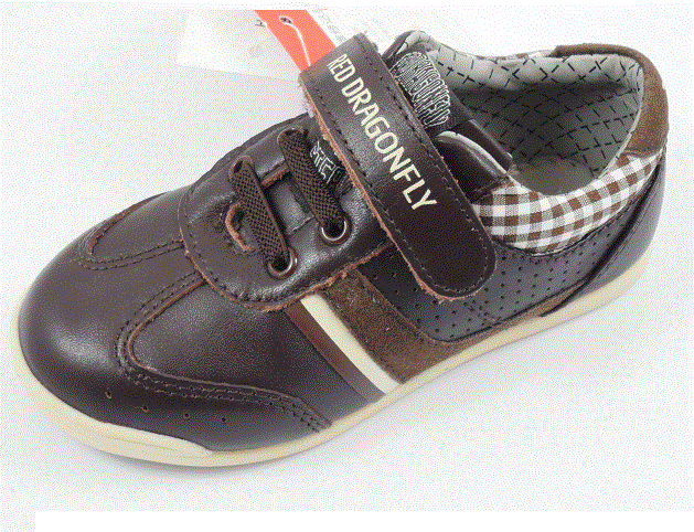 leather trainer in balck or brown