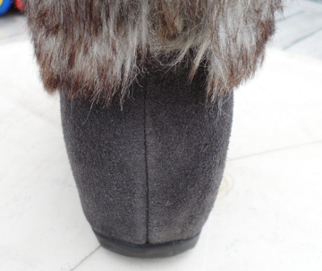 grey suede boots - Click Image to Close